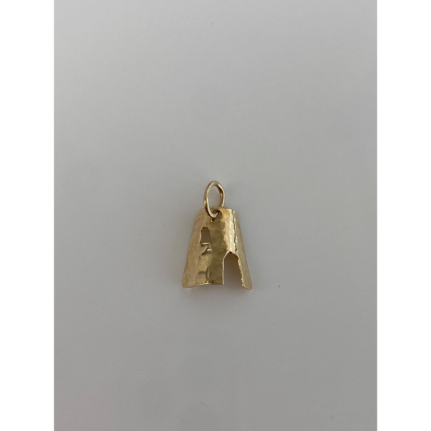 Vintage Solid 14k Yellow Gold Adobe House Charm