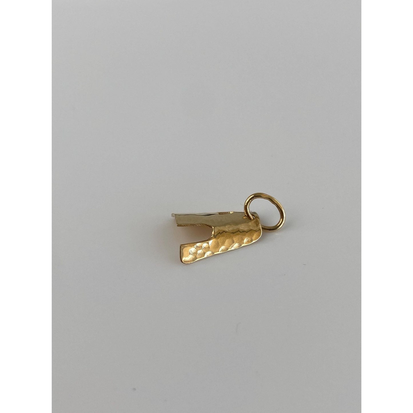 Vintage Solid 14k Yellow Gold Adobe House Charm