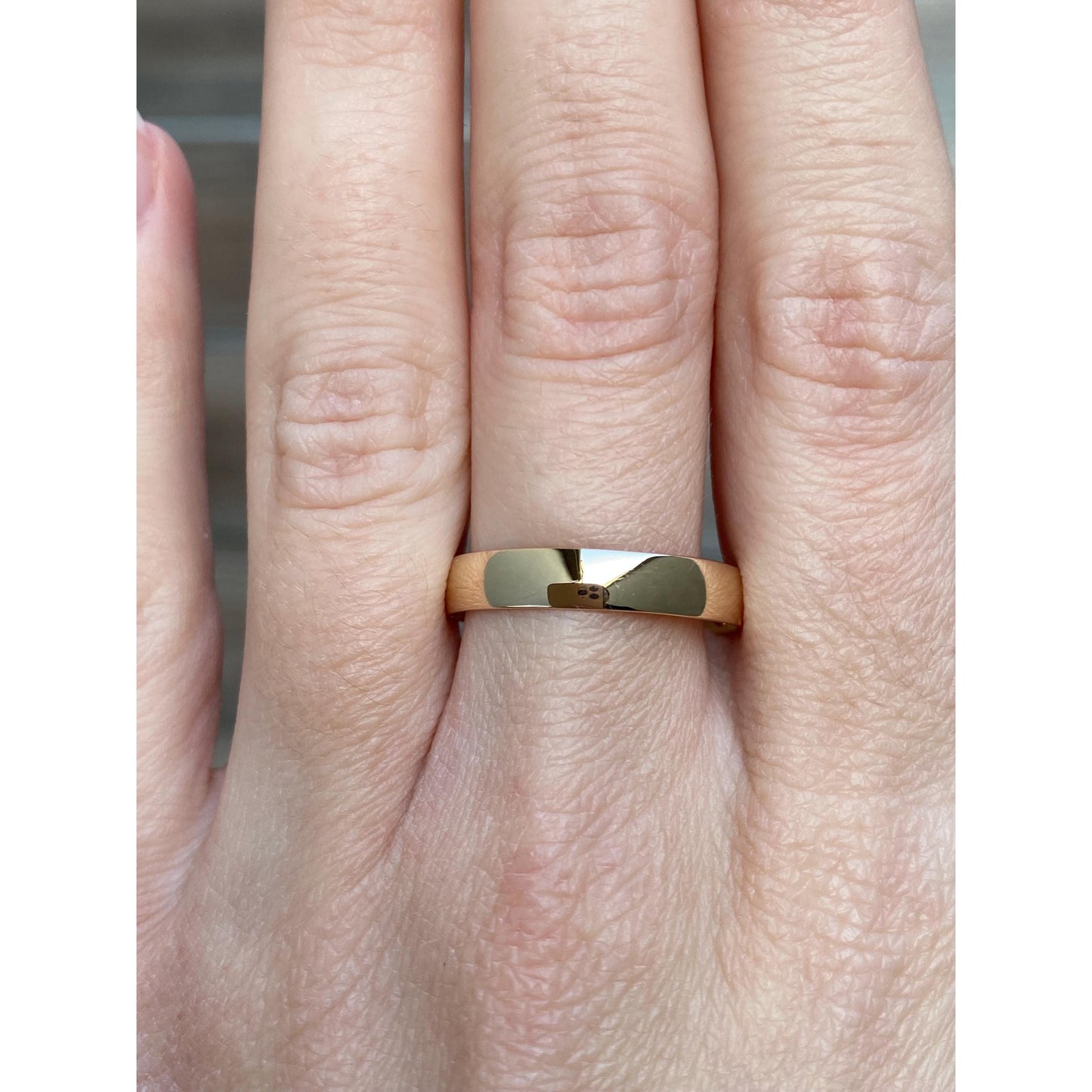 Vintage Solid 10k Yellow Gold Ring Band - Size 10.75
