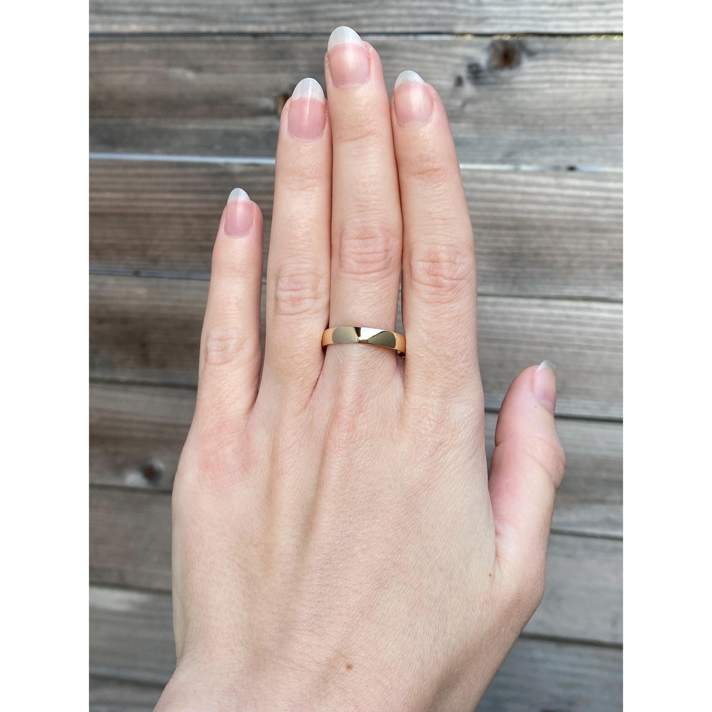 Vintage Solid 10k Yellow Gold Ring Band - Size 10.75