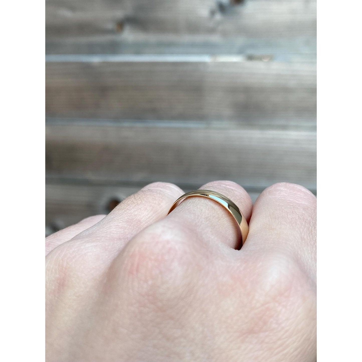 Vintage Solid 10k Yellow Gold Ring Band - Size 10.75