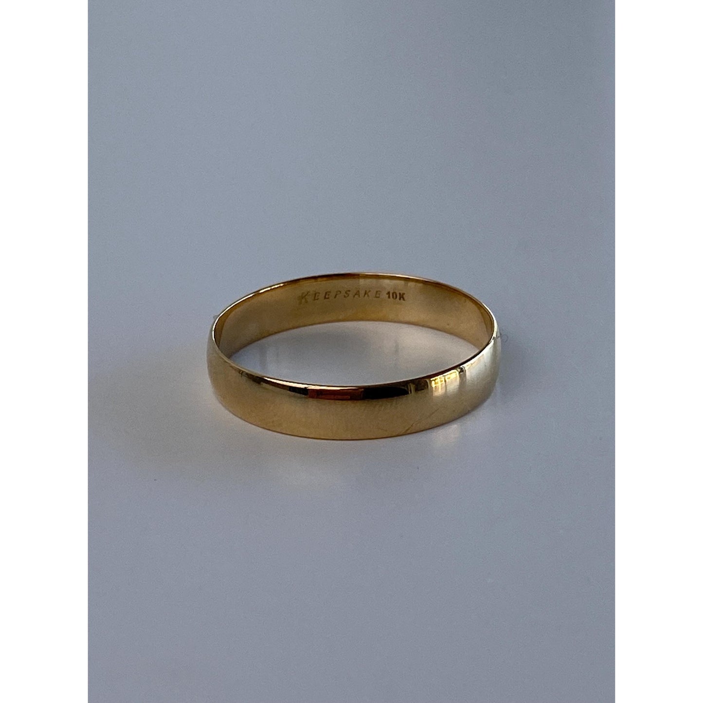 Vintage Solid 10k Yellow Gold Ring Band - Size 10.75