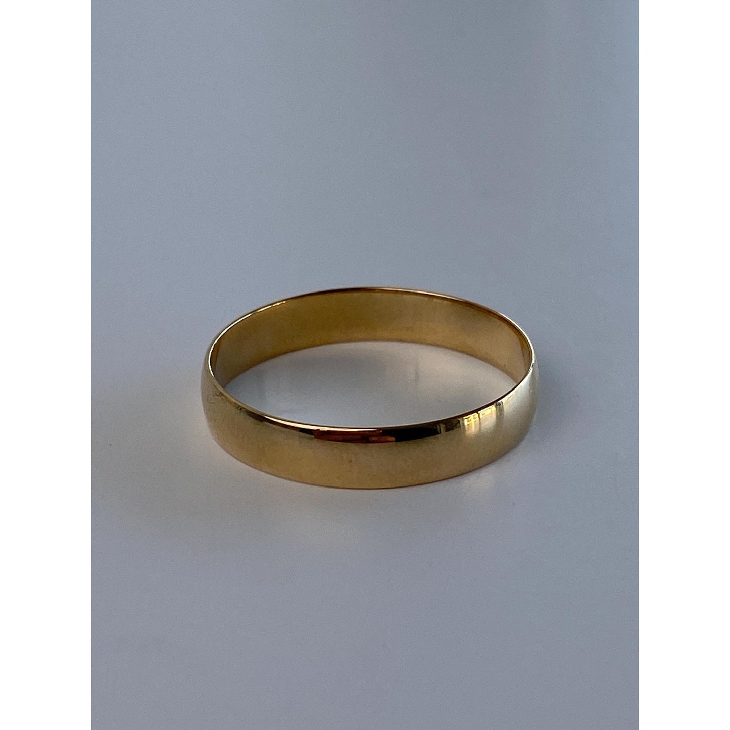 Vintage Solid 10k Yellow Gold Ring Band - Size 10.75