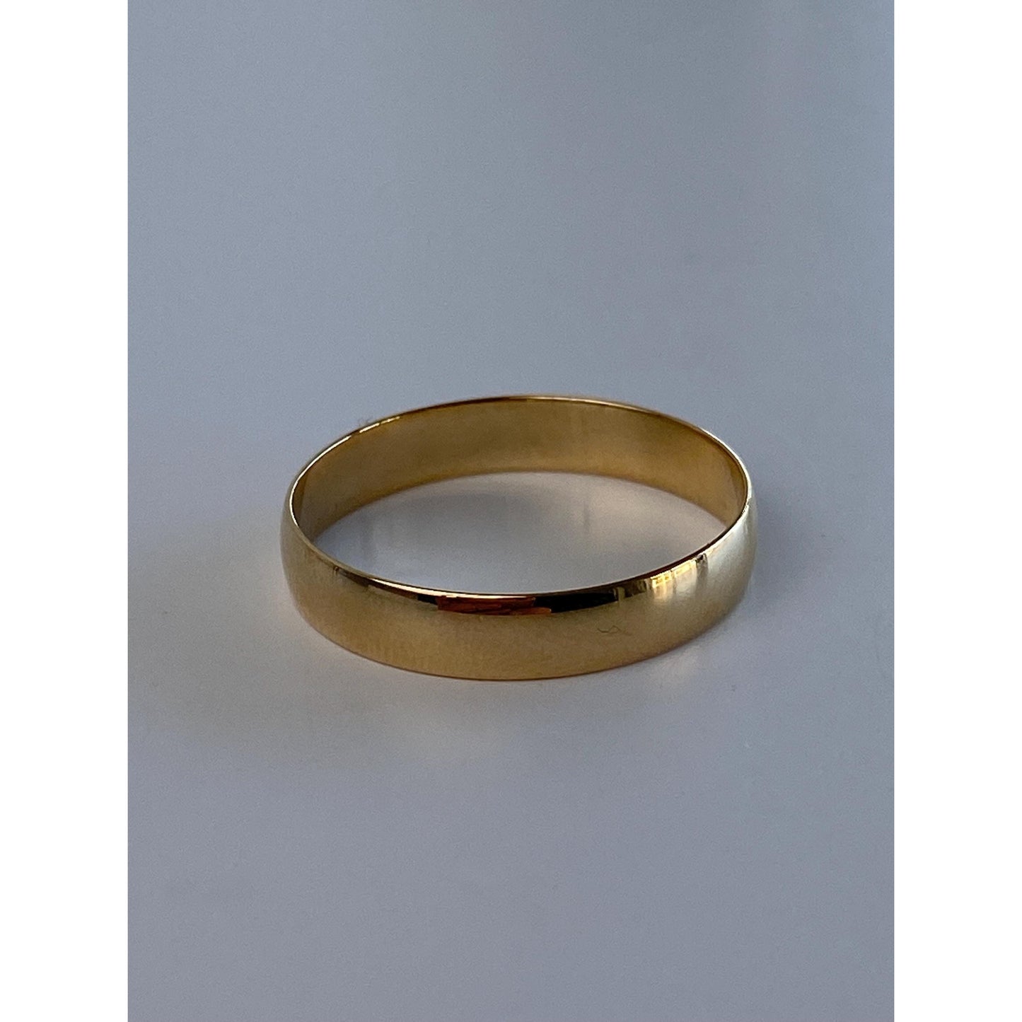 Vintage Solid 10k Yellow Gold Ring Band - Size 10.75
