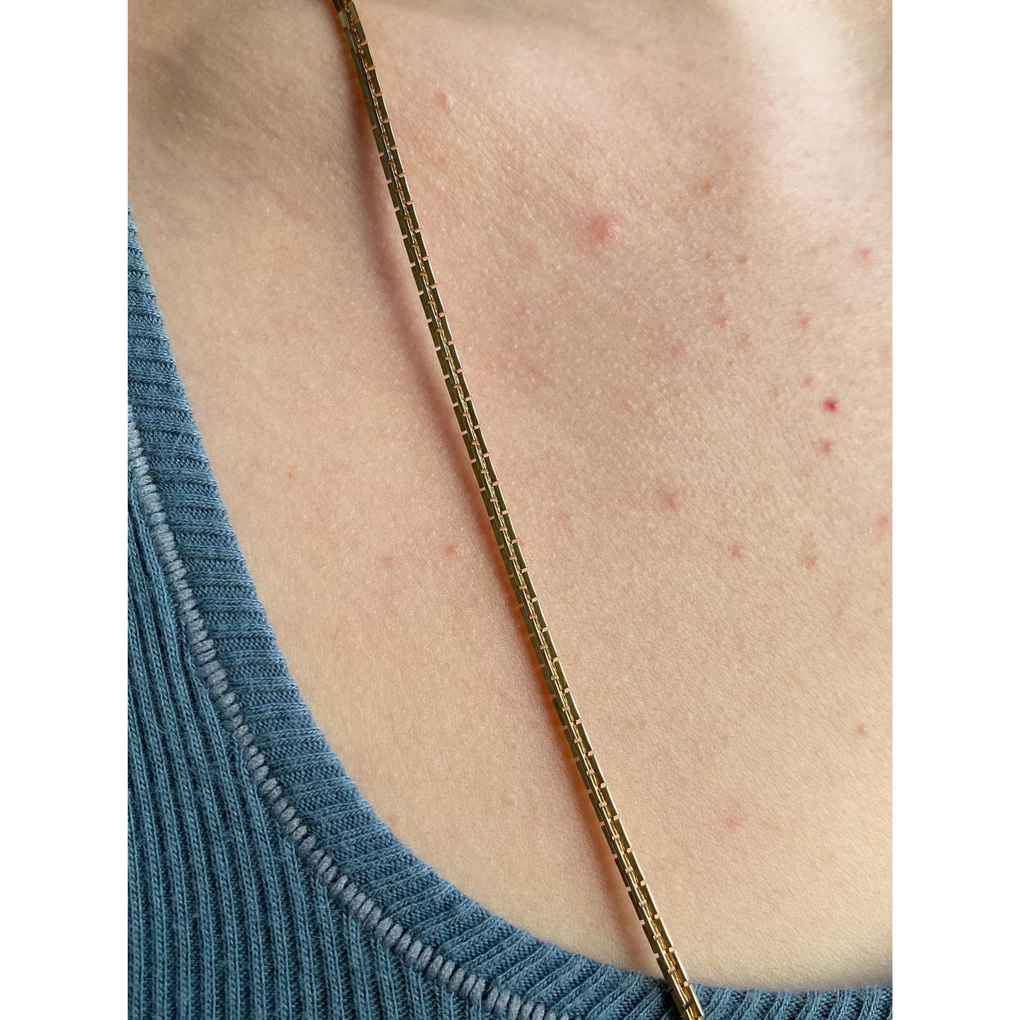 Vintage Solid 14k Yellow Gold Fancy Link Chain Necklace - 30.25 inches