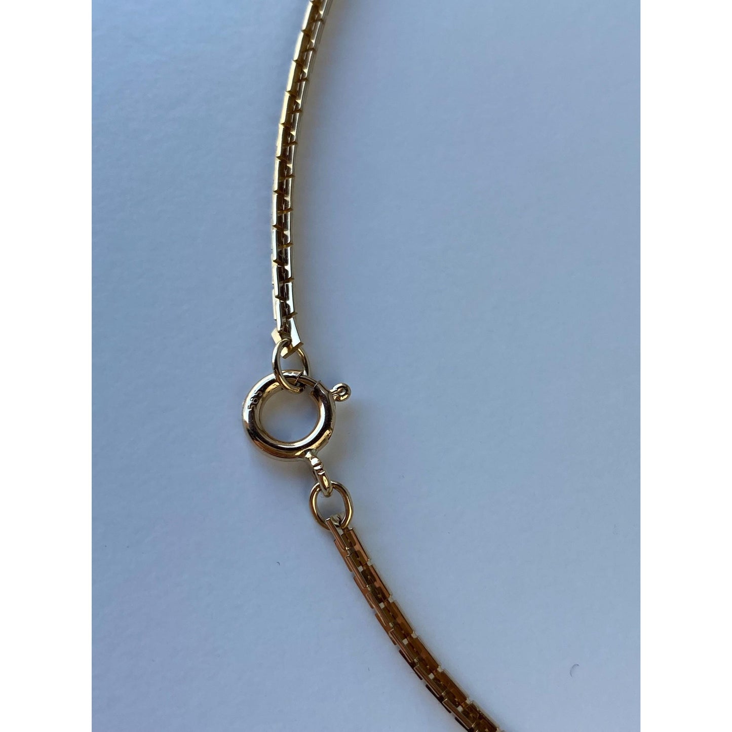 Vintage Solid 14k Yellow Gold Fancy Link Chain Necklace - 30.25 inches