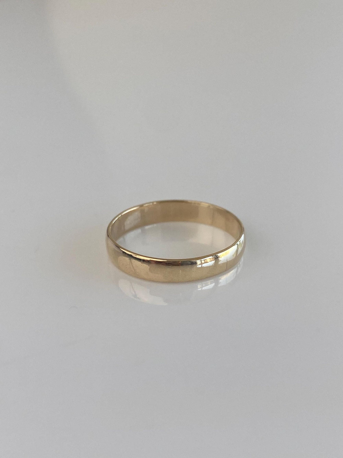 Vintage Solid 10k Yellow Gold Ring Band - Size 6.5
