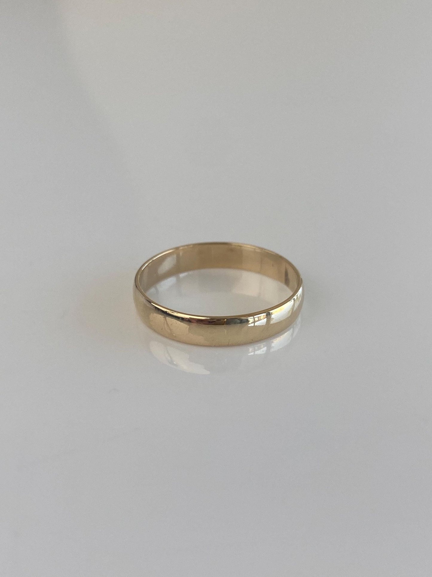 Vintage Solid 10k Yellow Gold Ring Band - Size 6.5