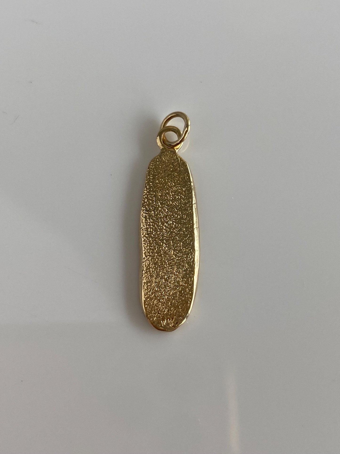 Vintage Solid 14k Yellow Gold Virgo Charm