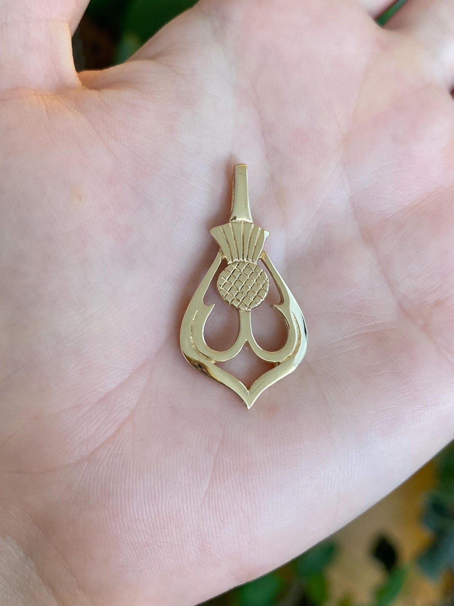 Vintage Solid 9k Yellow Gold Fishing Lure Charm