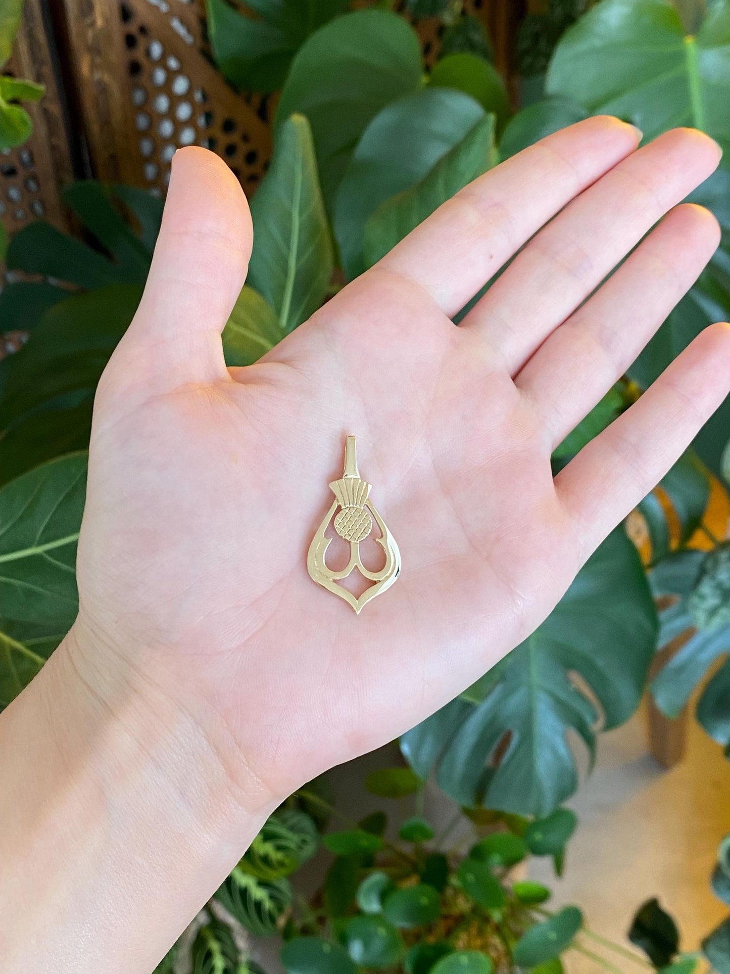 Vintage Solid 9k Yellow Gold Fishing Lure Charm