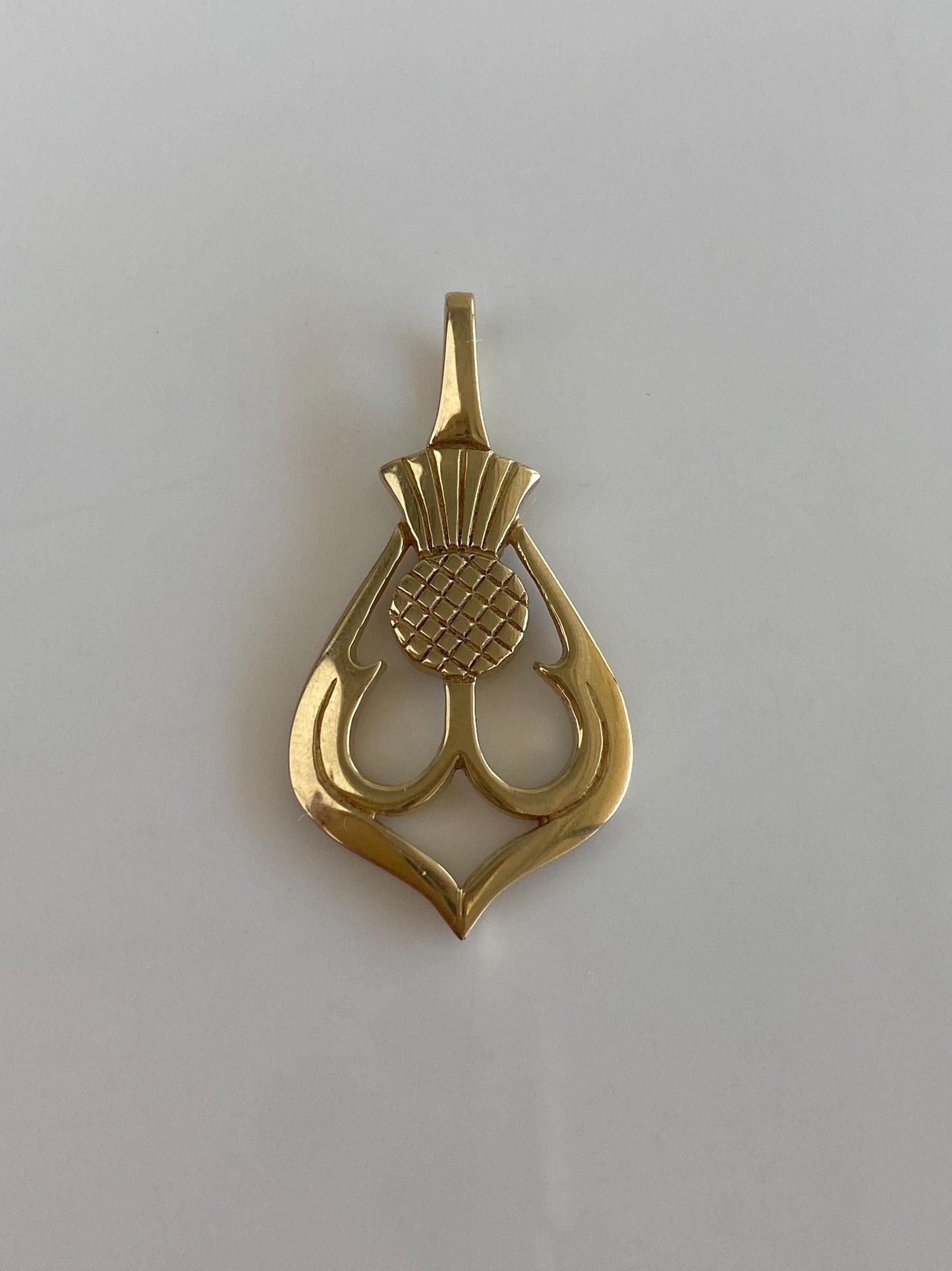 Vintage Solid 9k Yellow Gold Fishing Lure Charm