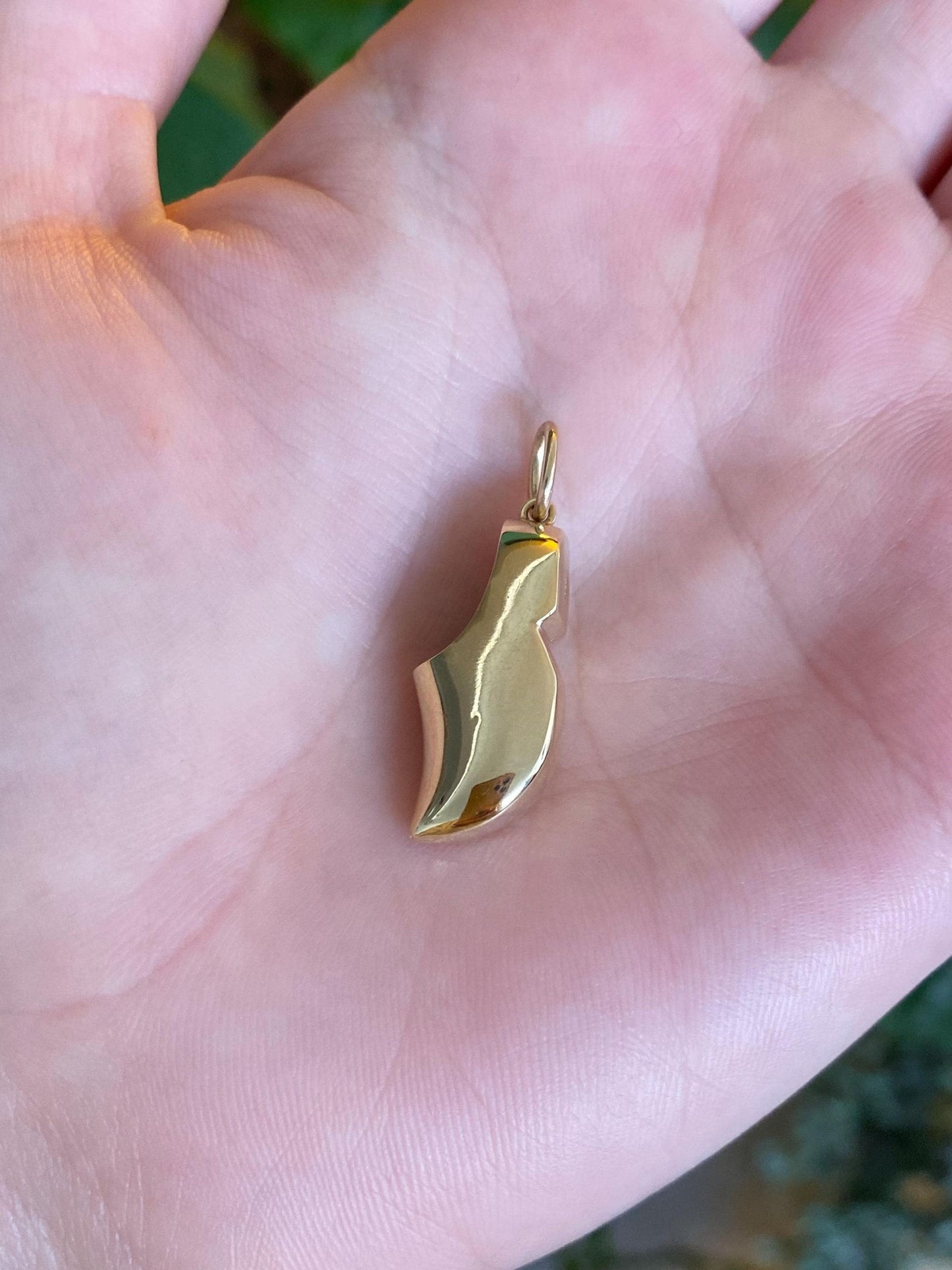 Vintage Solid 14k Yellow Gold Dutch Shoe Charm