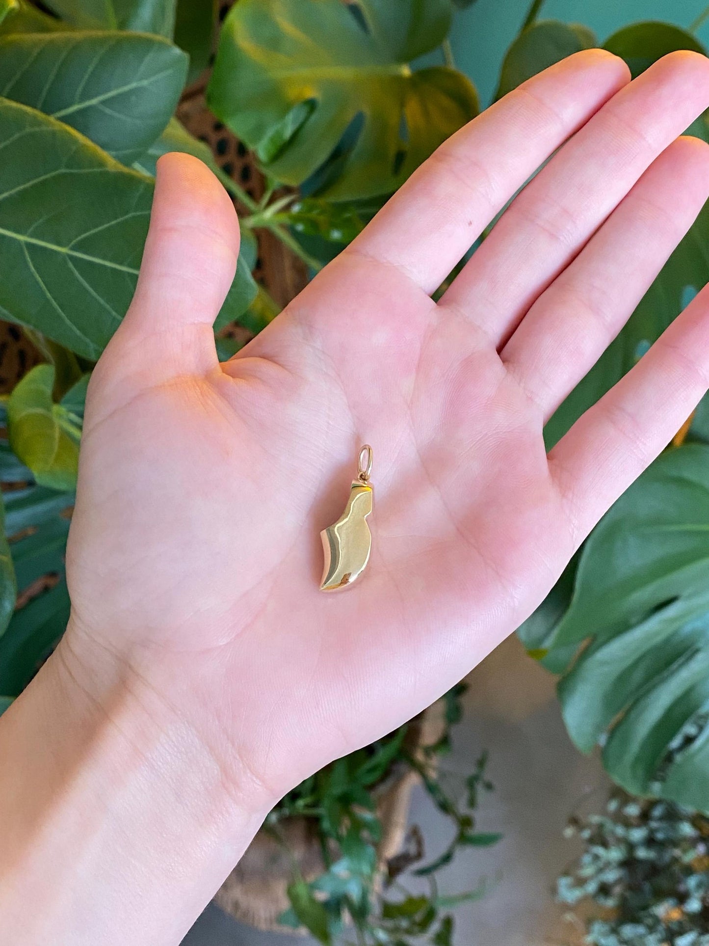 Vintage Solid 14k Yellow Gold Dutch Shoe Charm