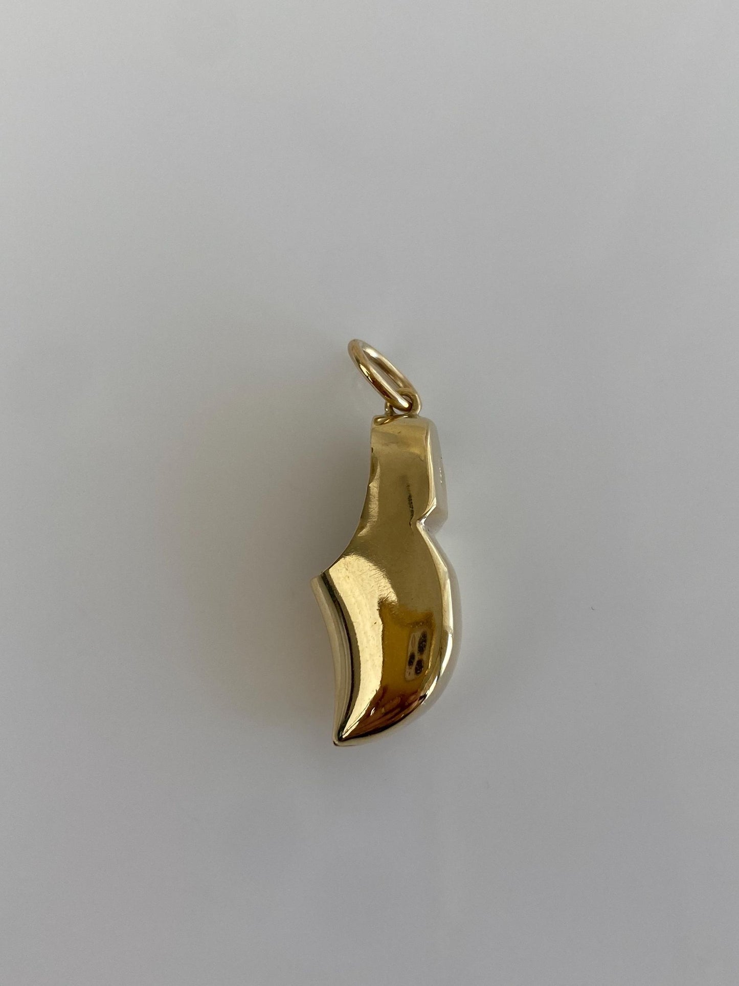 Vintage Solid 14k Yellow Gold Dutch Shoe Charm