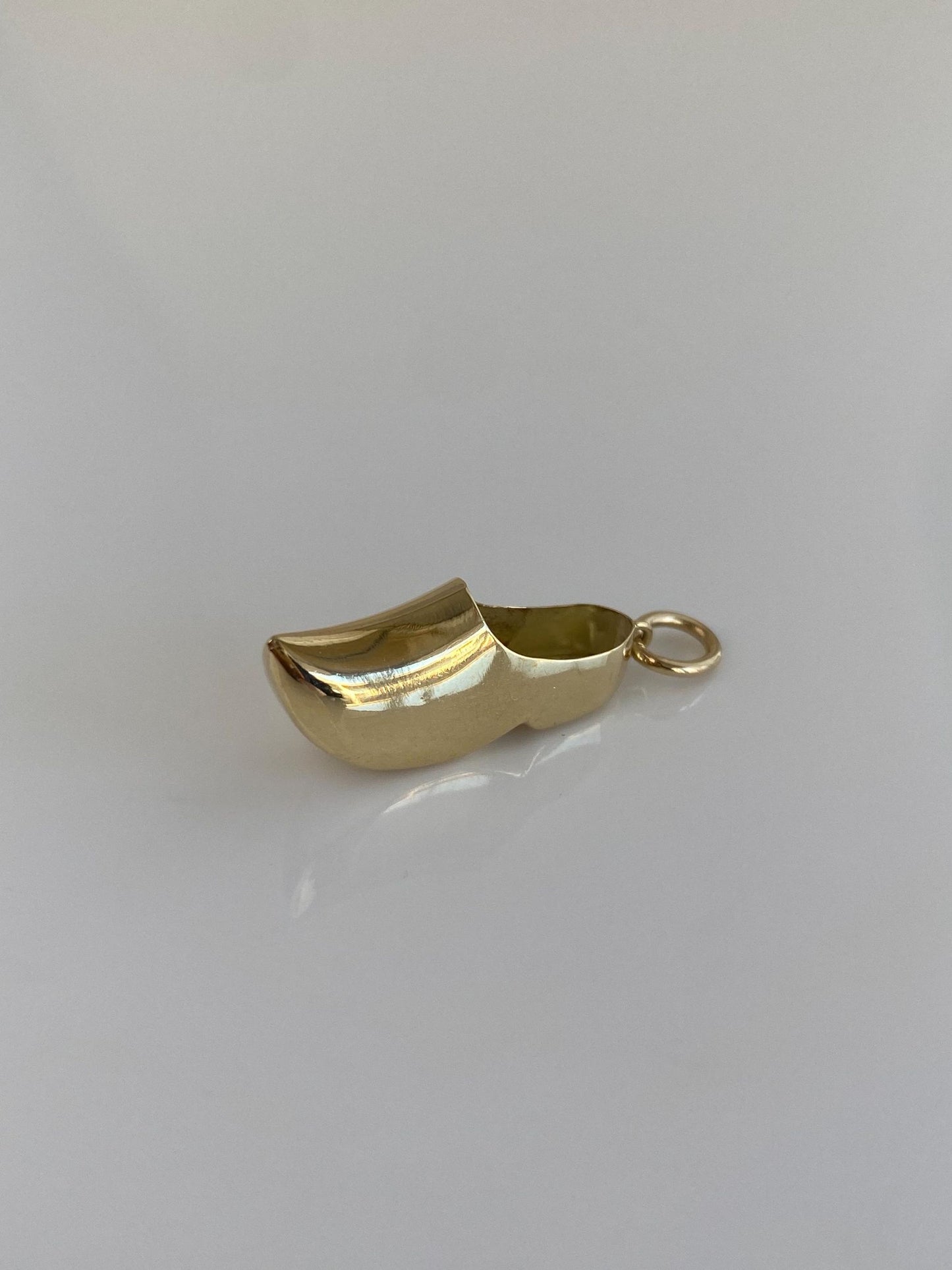 Vintage Solid 14k Yellow Gold Dutch Shoe Charm