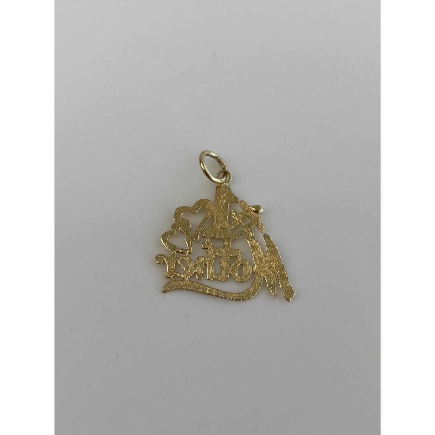 Solid 10k Yellow Gold #1 Mother Charm