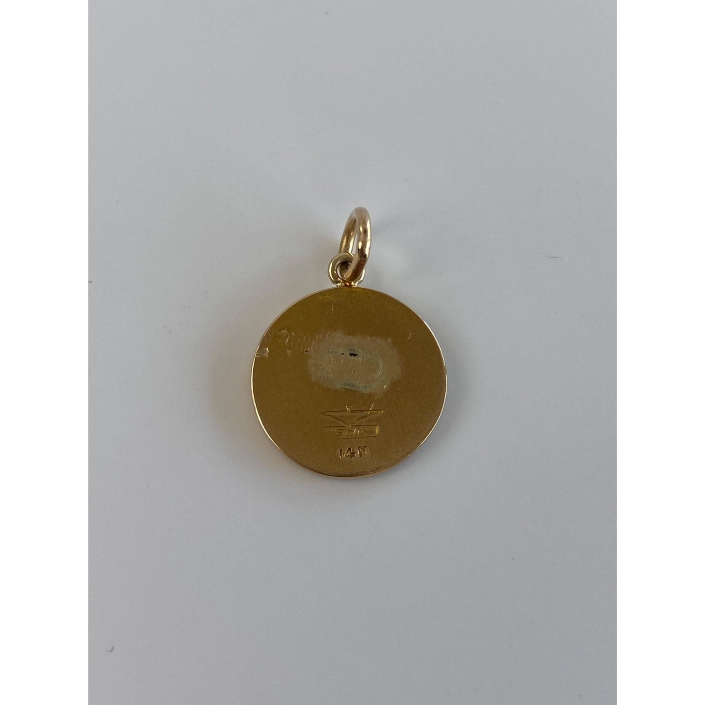 Vintage Solid 14k Yellow Gold Benthos Fish Charm