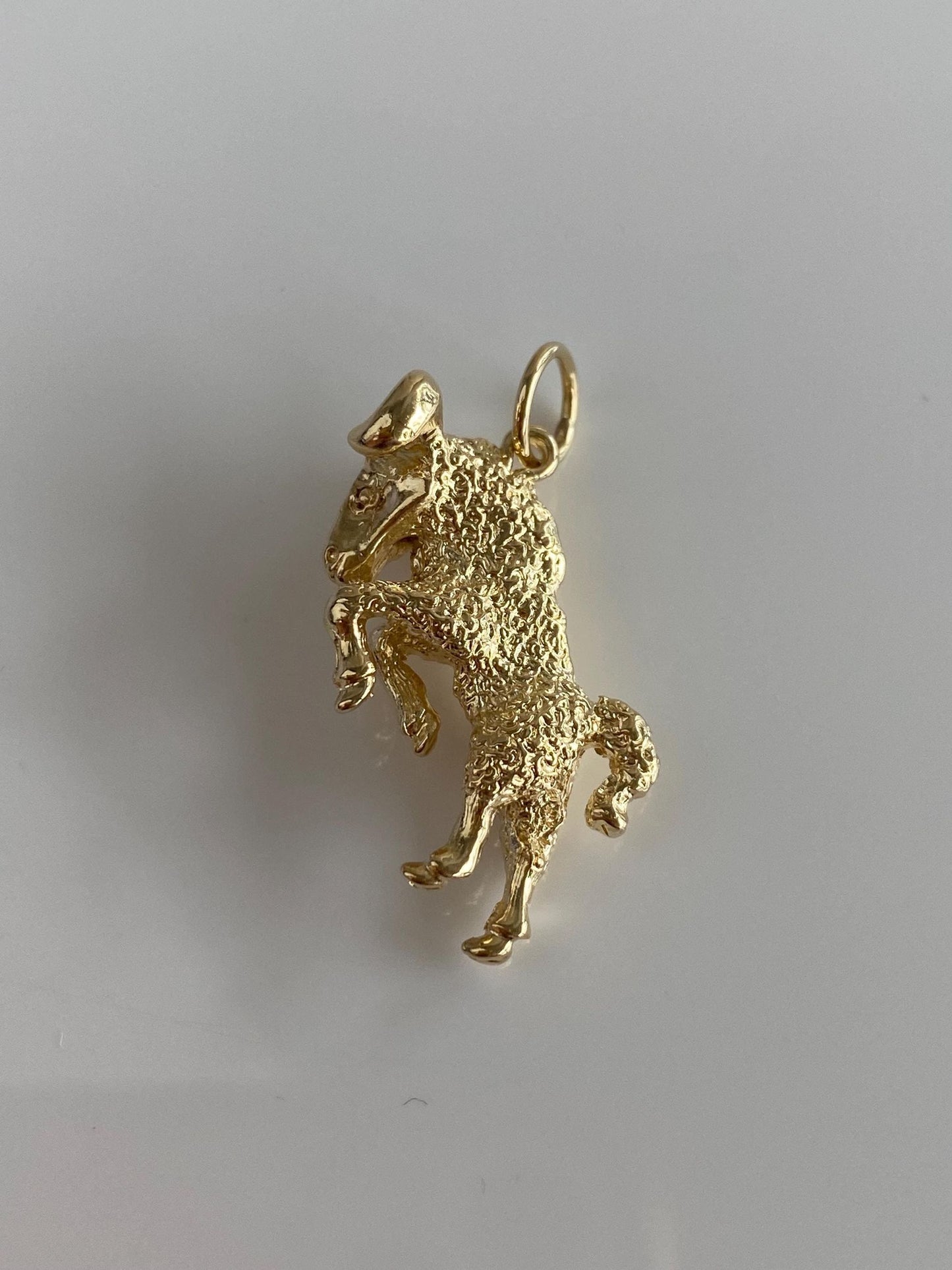 Vintage Solid 14k Yellow Gold Aries Zodiac Charm