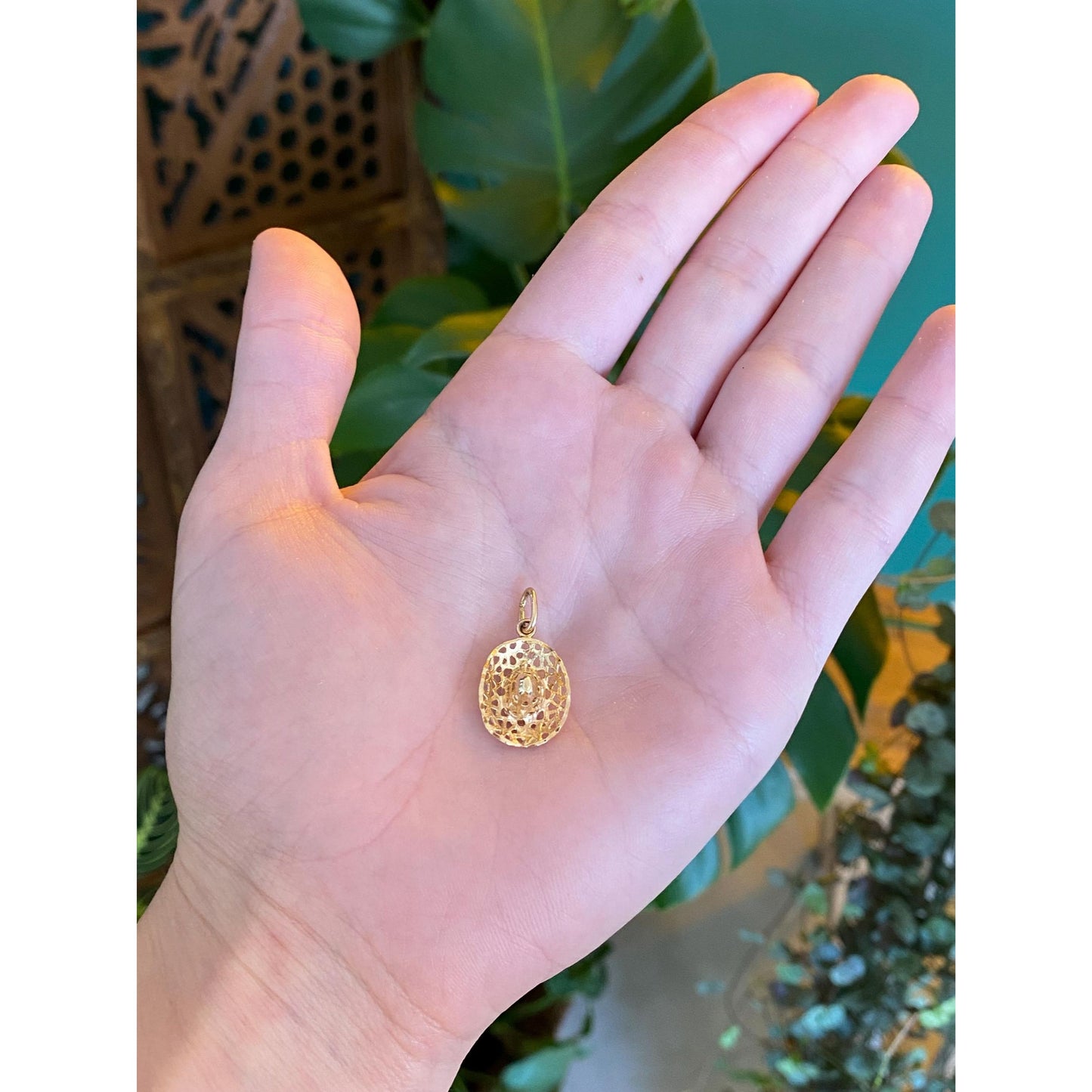 Vintage Solid 14k Yellow Gold Hat Charm