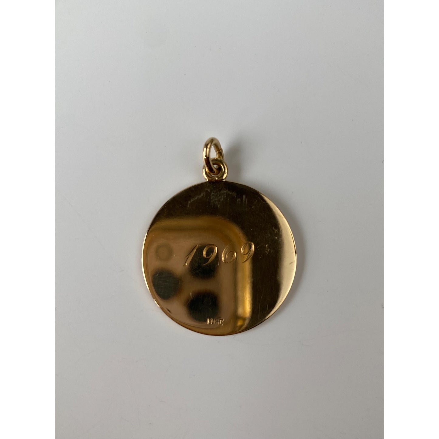Solid 14k Yellow Gold Engraved 'Deb 1969' Charm