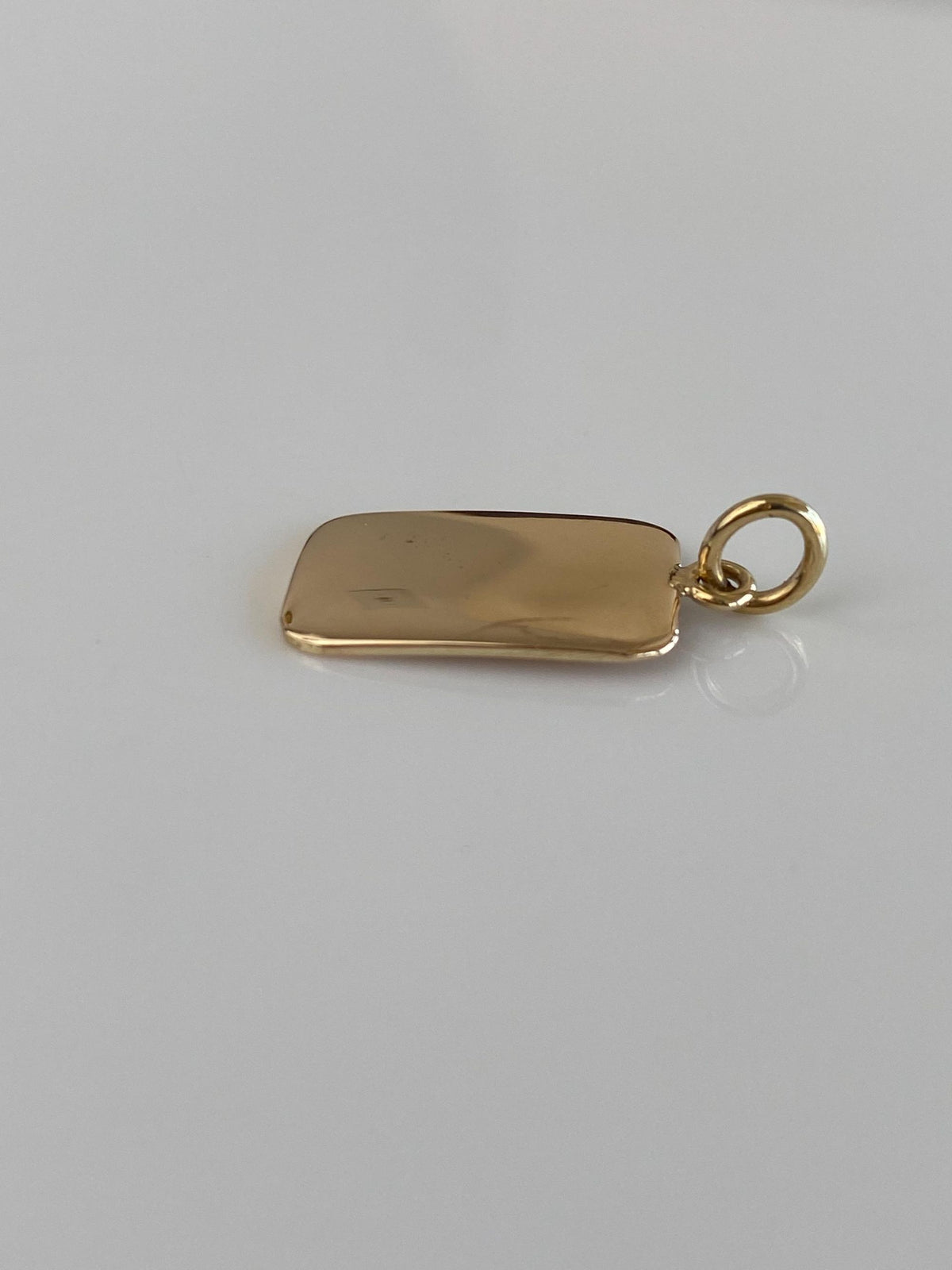 Vintage Solid 10k Yellow Gold Cufflink Conversion Charm