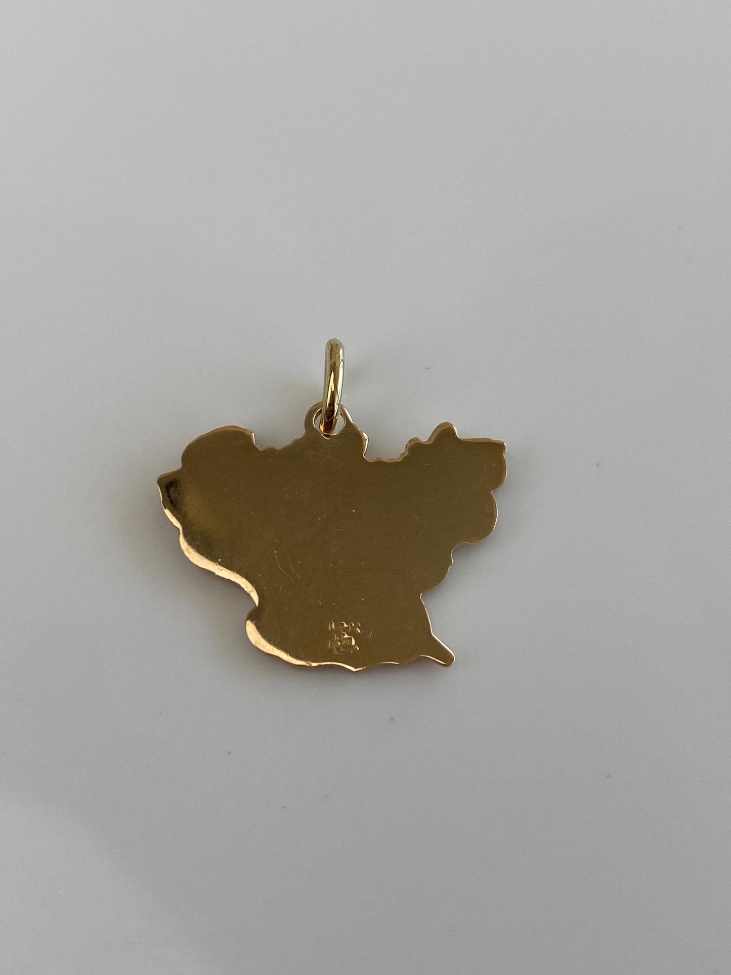 Vintage Solid 14k Yellow Gold Virgin Islands Charm