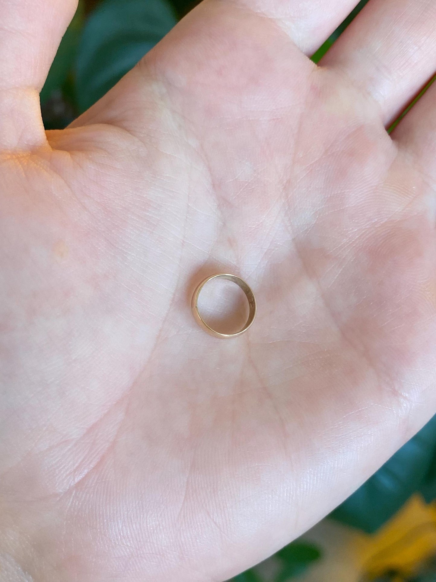 Vintage Solid 10k Yellow Gold Baby Ring Band