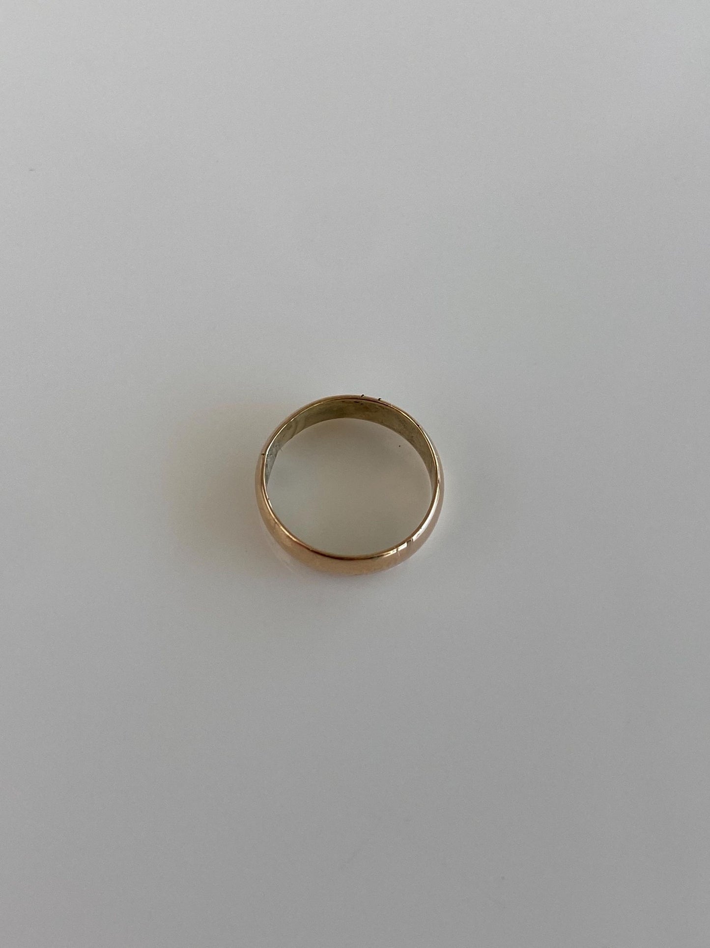 Vintage Solid 10k Yellow Gold Baby Ring Band