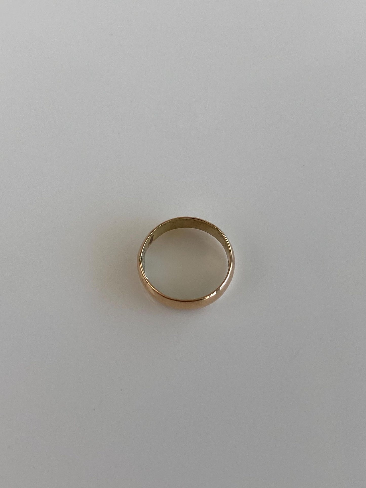 Vintage Solid 10k Yellow Gold Baby Ring Band