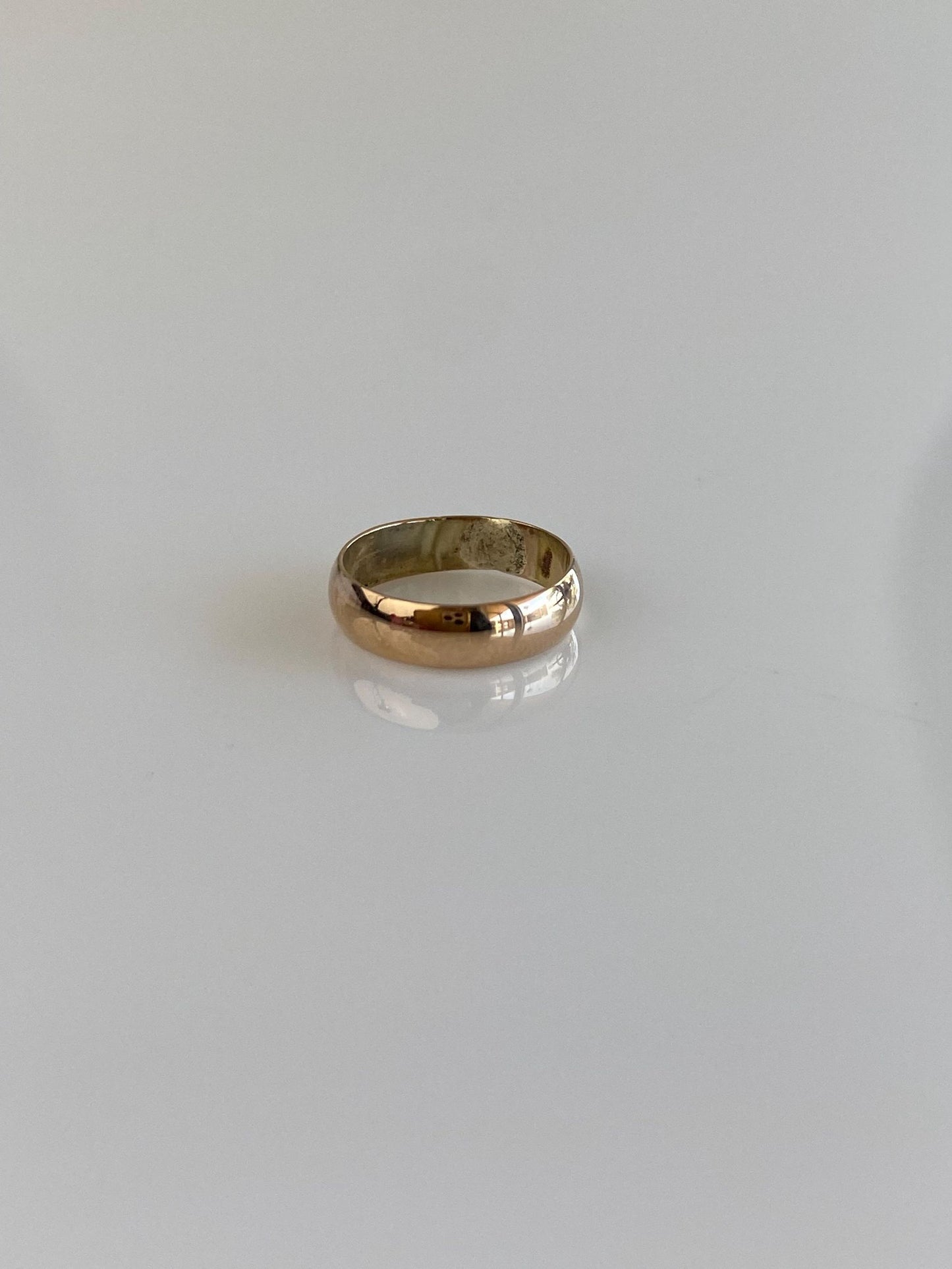 Vintage Solid 10k Yellow Gold Baby Ring Band