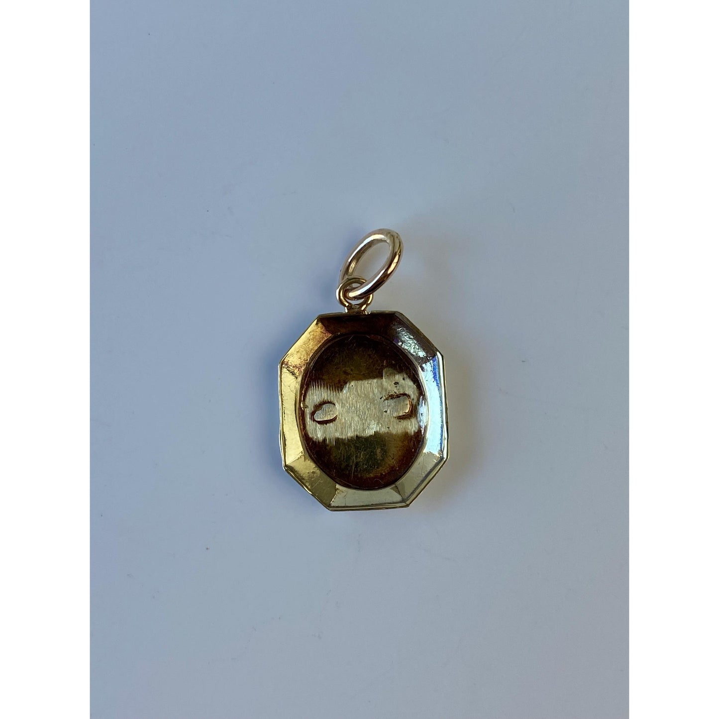 Vintage Solid 14k Yellow Gold Cufflink Conversion Charm