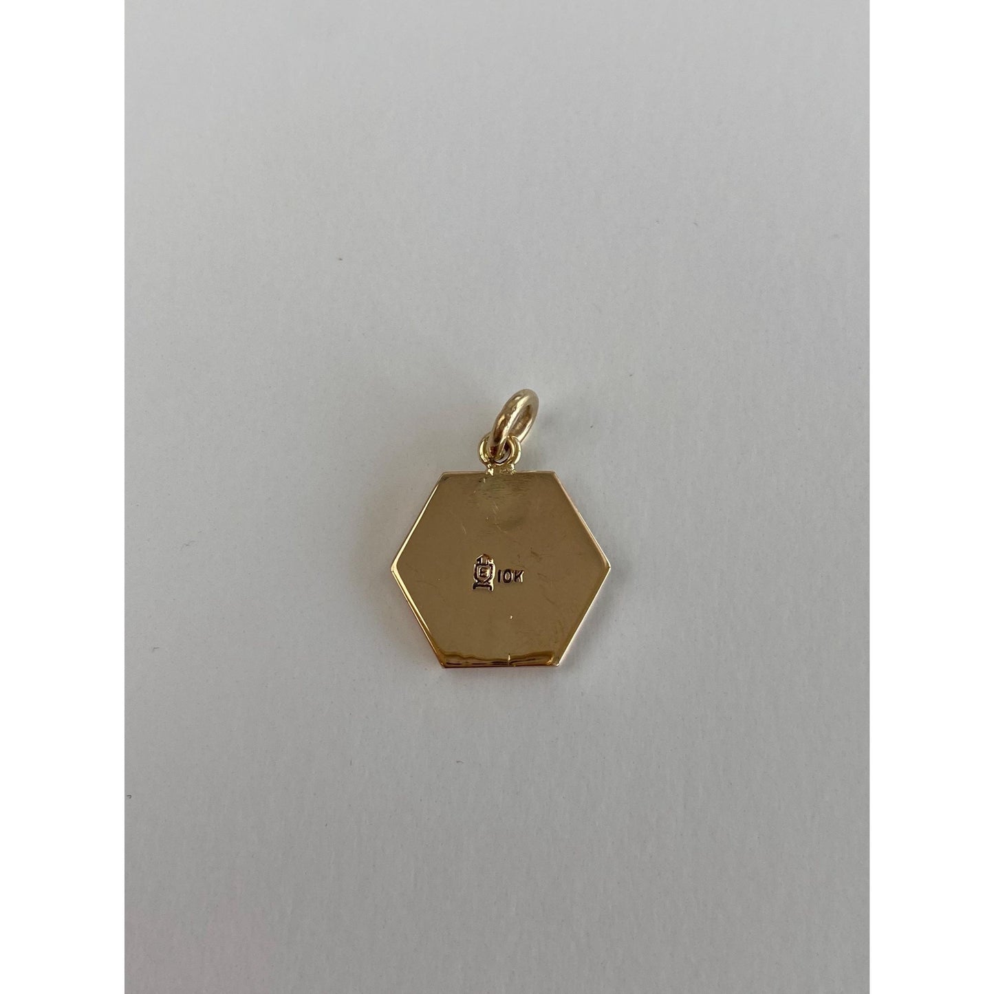 Vintage Solid 10k Yellow Gold Enamel Black & Decker Cufflink Conversion Charm