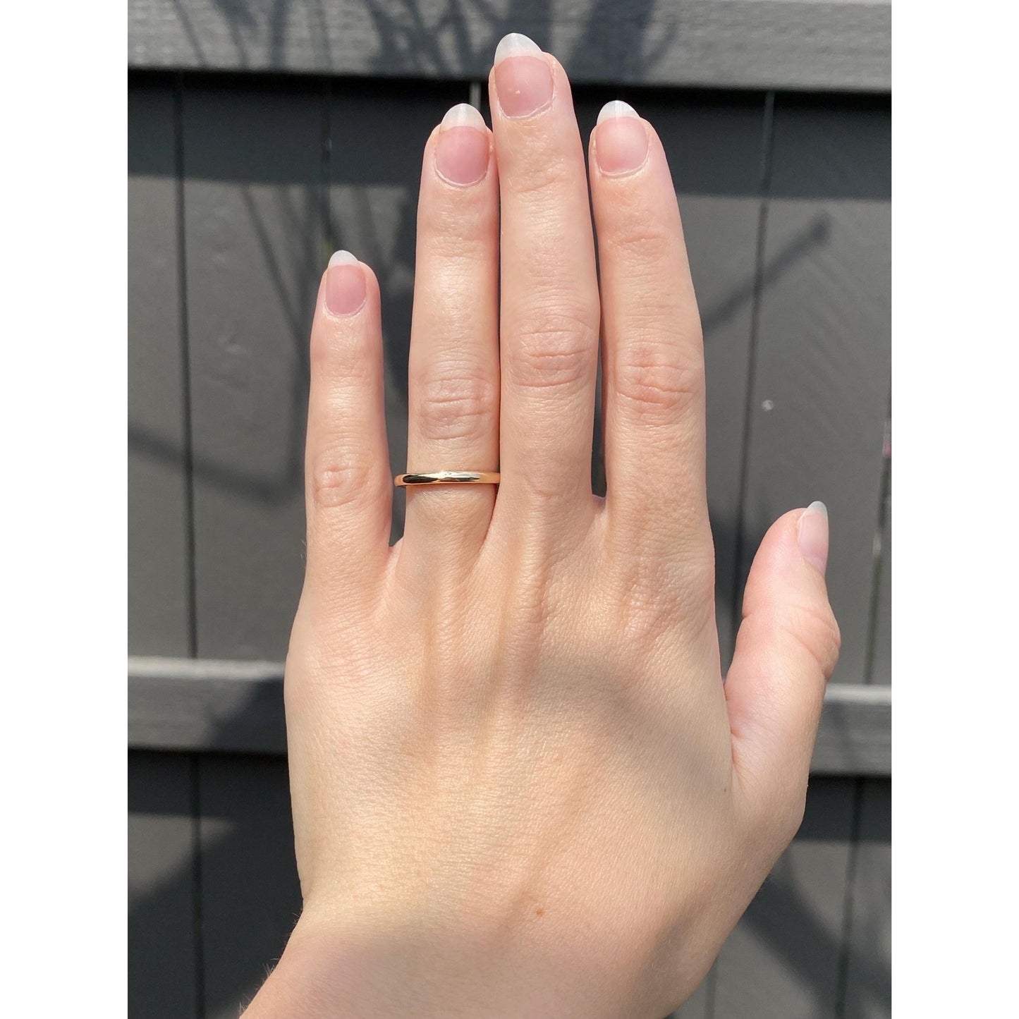 Vintage Solid 14k Yellow Gold Ring Band - Size 6.25