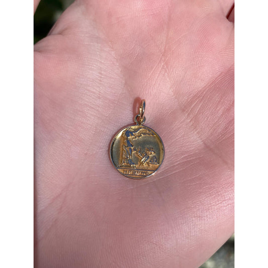 Vintage Solid 14k Yellow Gold NFBPWC Business & Professional Womens Club Charm