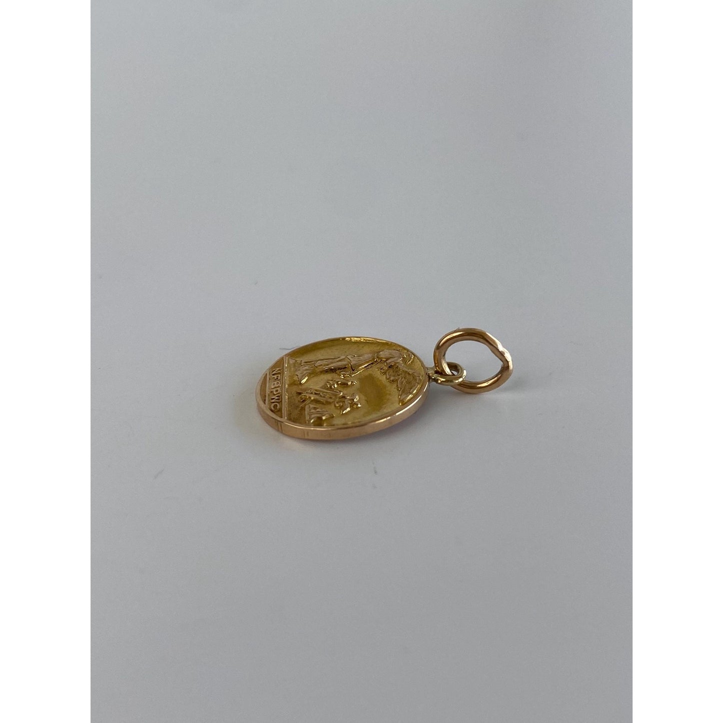 Vintage Solid 14k Yellow Gold NFBPWC Business & Professional Womens Club Charm
