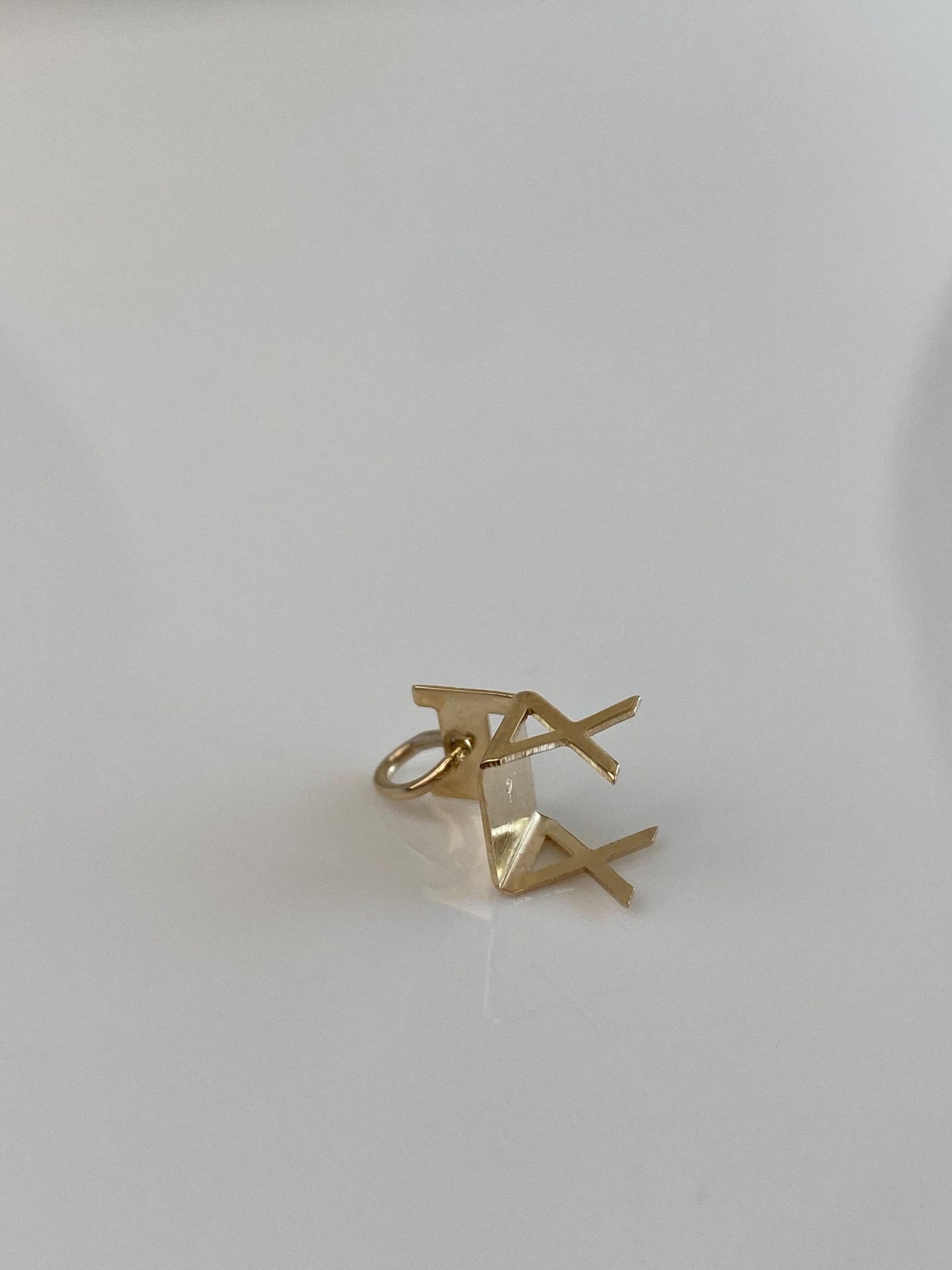 Vintage Solid 10k Yellow Gold Directors Chair Charm