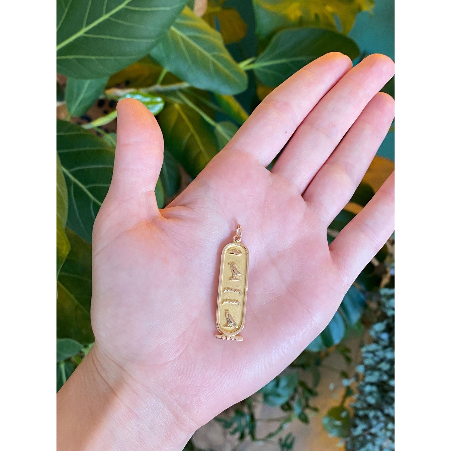 Vintage Solid 14k Rosey Gold Egyptian Charm