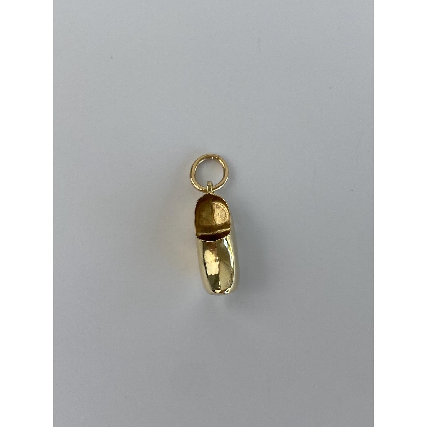 Vintage Solid 14k Yellow Gold Danish Shoe Charm