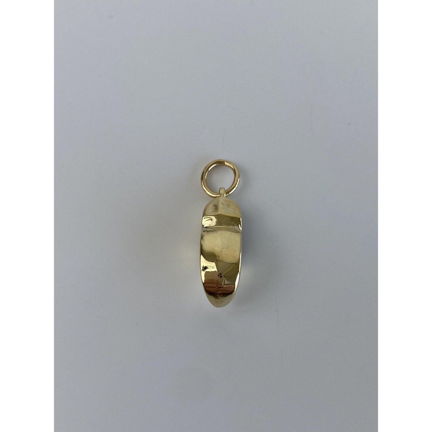 Vintage Solid 14k Yellow Gold Danish Shoe Charm