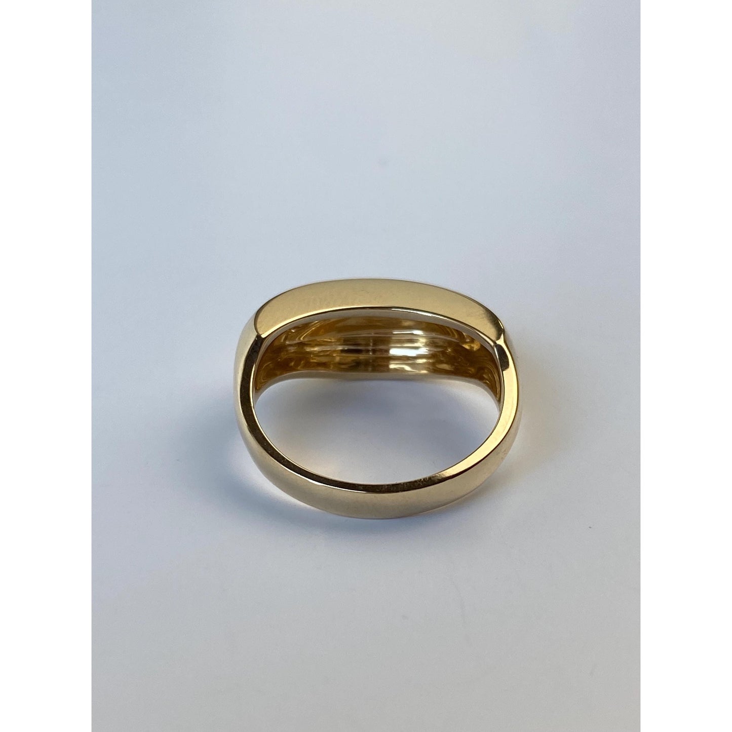 Vintage Solid 14k Yellow Gold Wavy Ring - Size 6.5