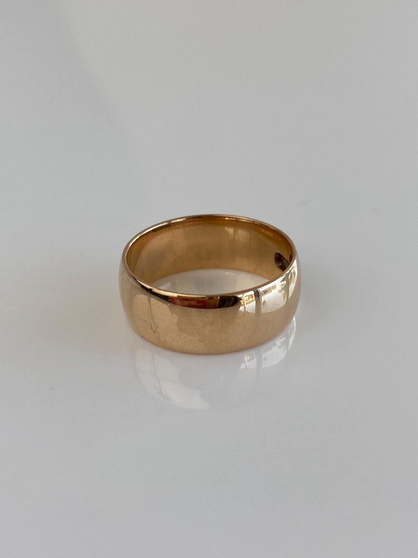 Vintage Solid 14k Yellow Gold Ring Band - Size 5.75