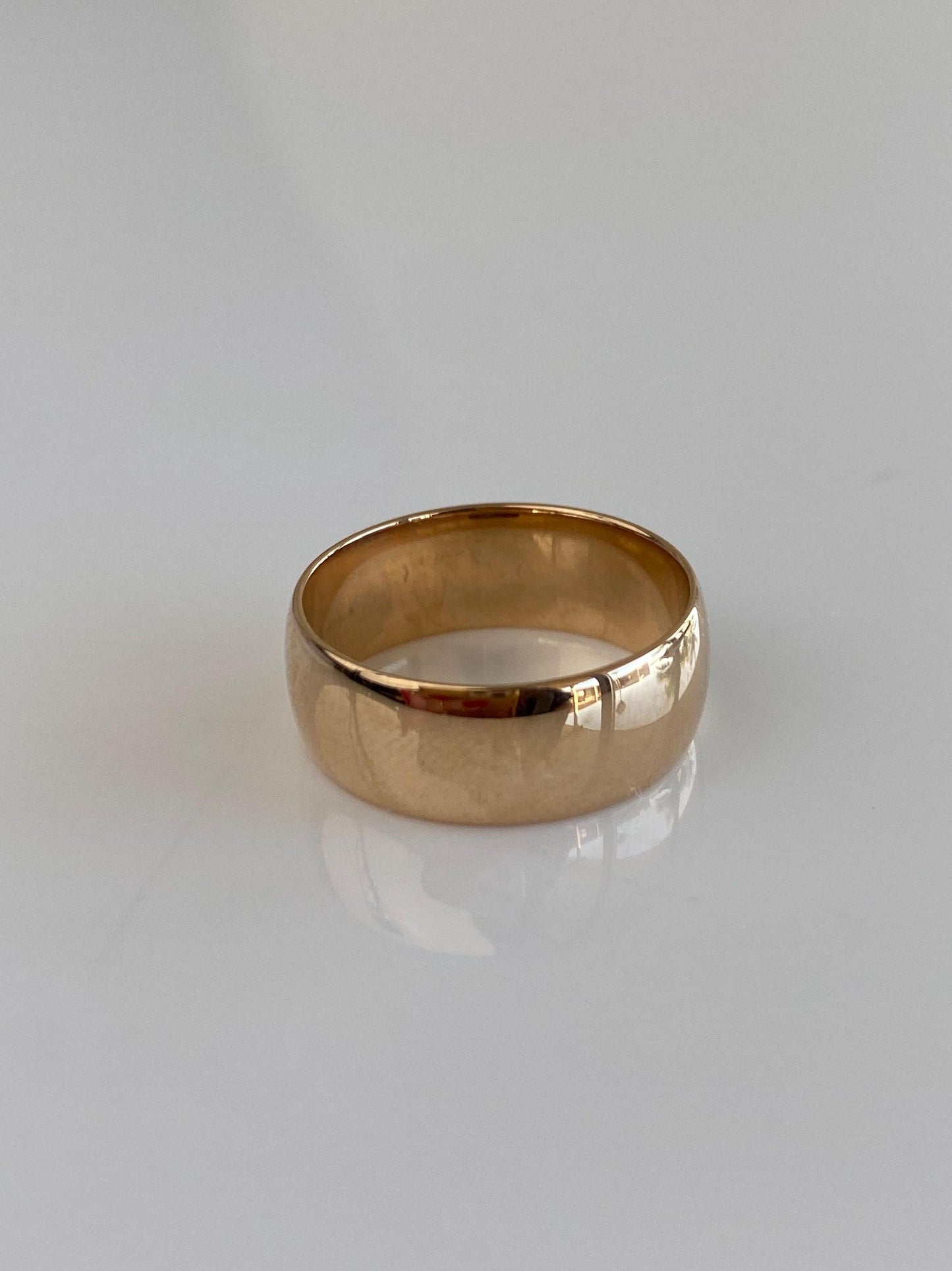 Vintage Solid 14k Yellow Gold Ring Band - Size 5.75