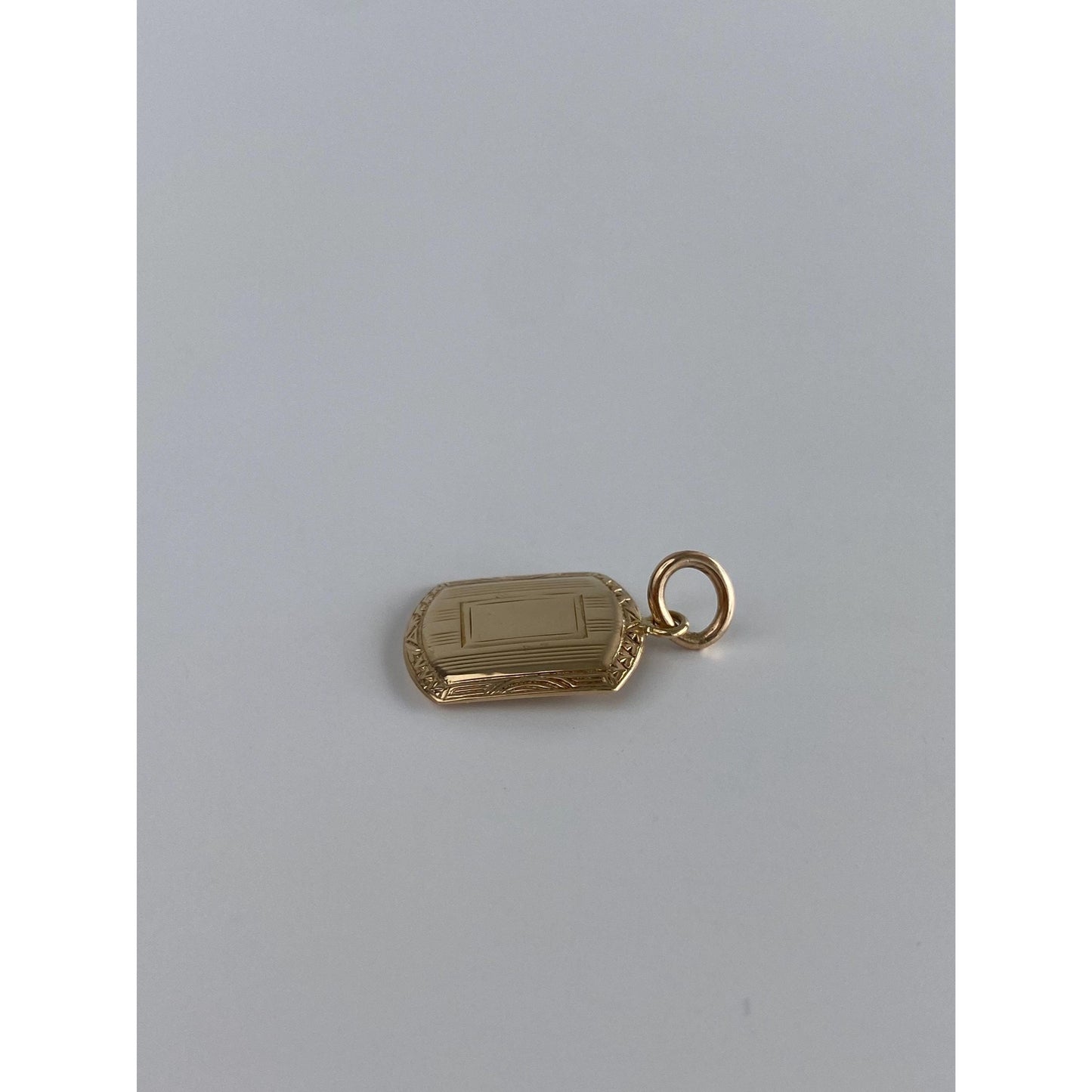 Vintage Solid 9k Yellow Gold Cufflink Conversion Charm