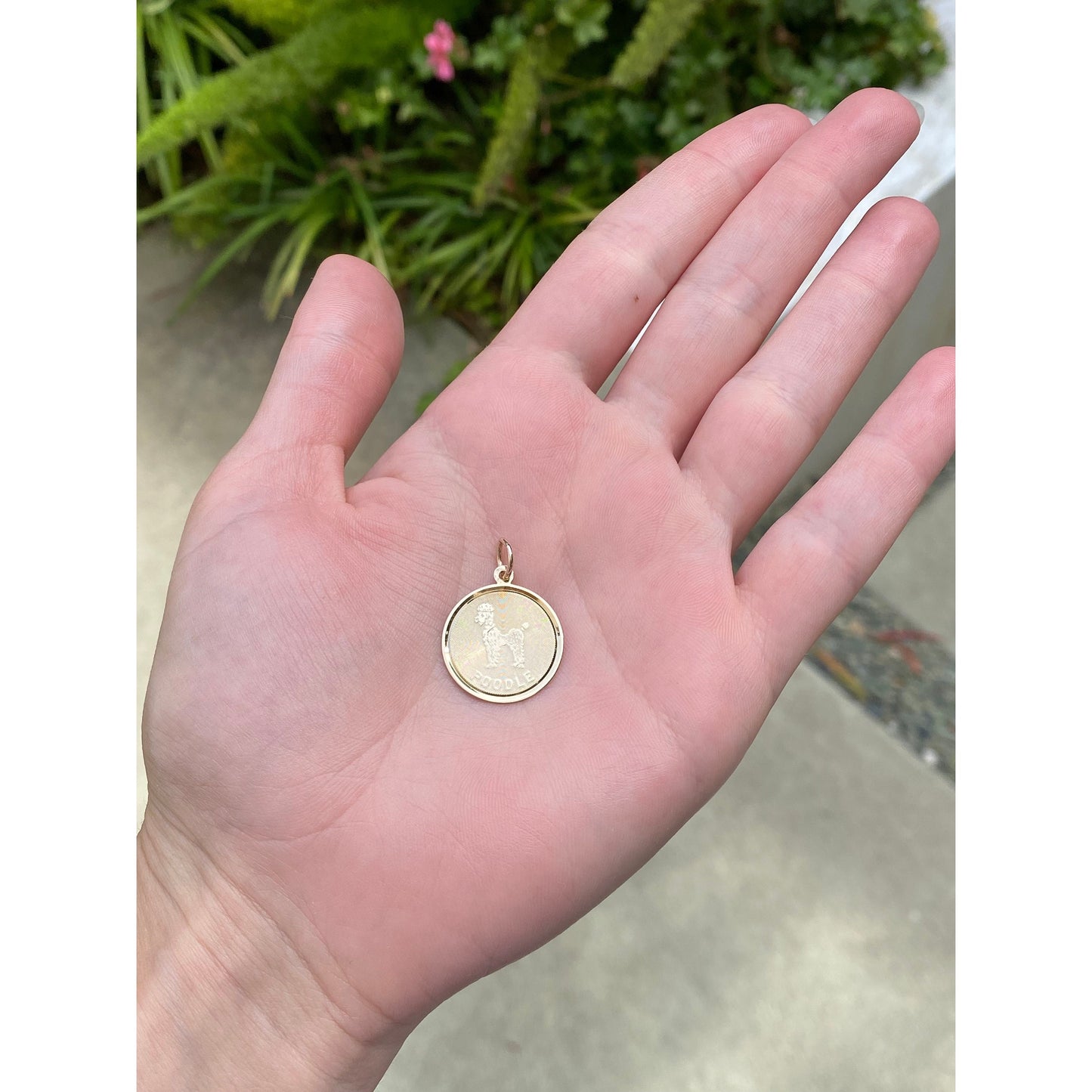 Vintage Solid 14k Yellow Gold 'Poodle' Charm