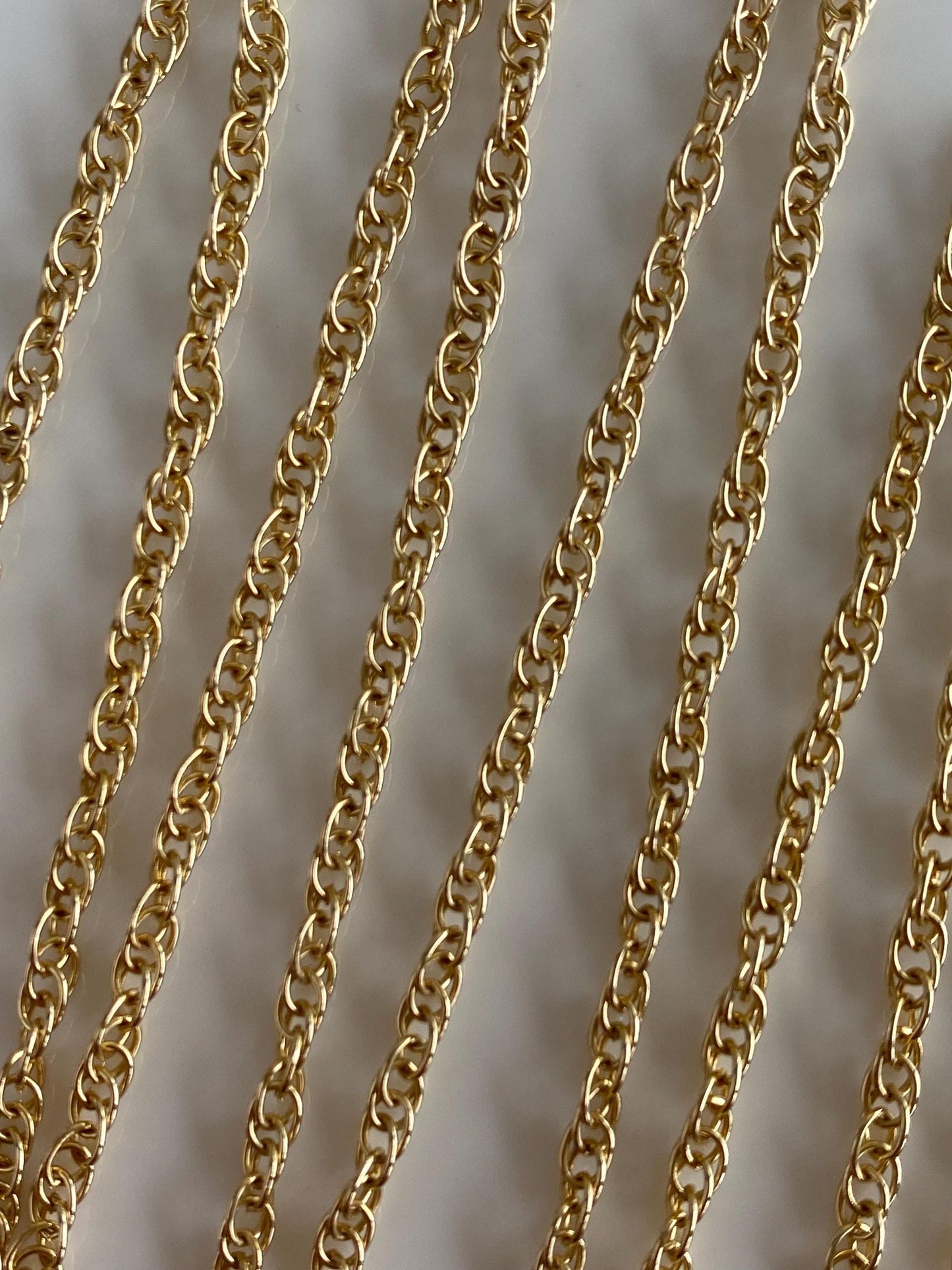 Vintage Solid 14k Yellow Gold Chain Necklace - 22.25 inches