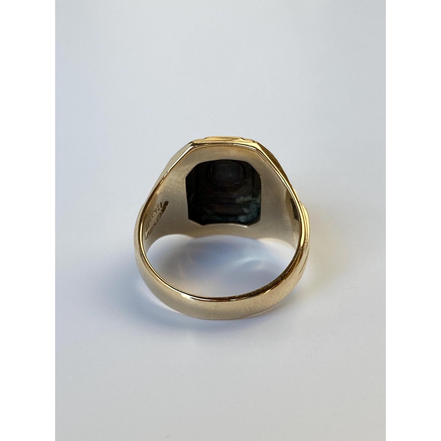 Vintage Solid 10k Yellow Gold 1950 Class Ring - Size 6.25
