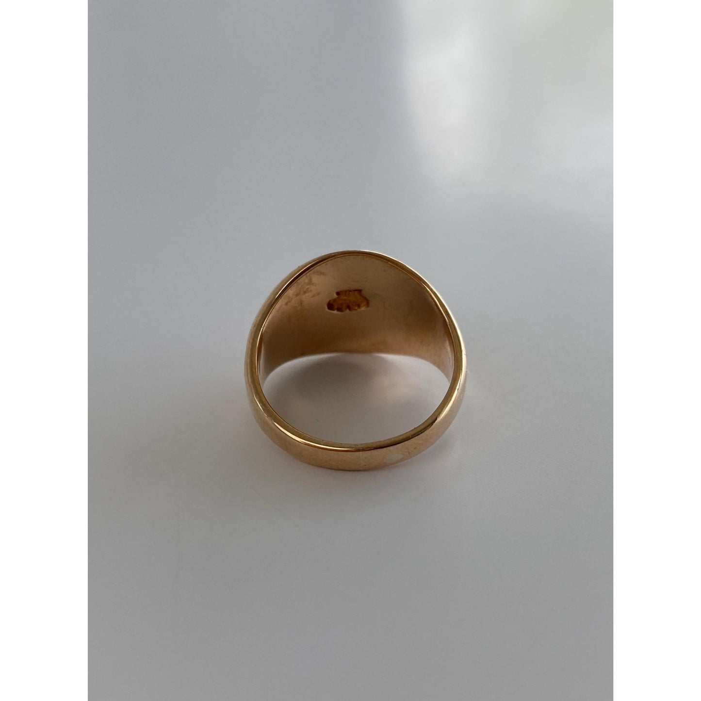 Vintage Solid 10k Rosey Gold 1931 Class Signet Ring - Size 5.5