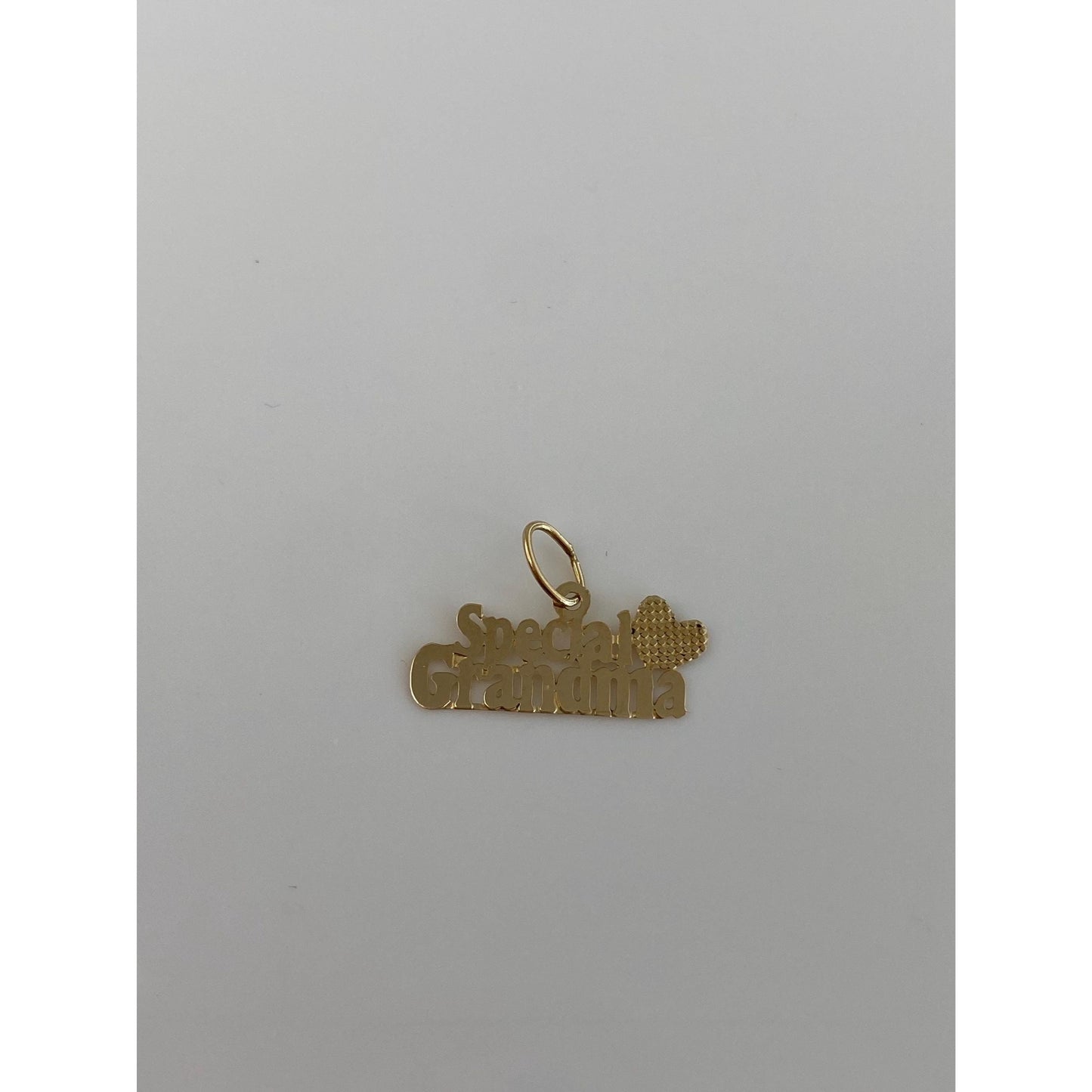 Vintage Solid 14k Yellow Gold Special Grandma Charm