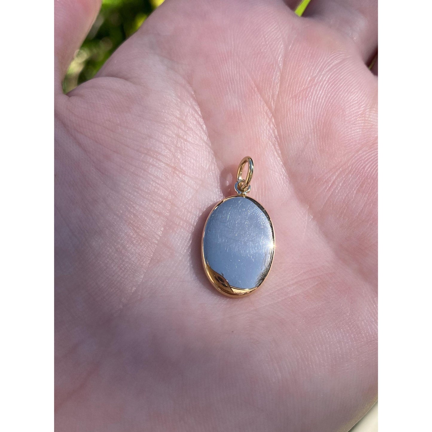 Vintage Solid 18k Rosey Gold Cufflink Conversion Charm